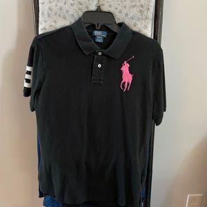 RL POLO Black, Pink and White